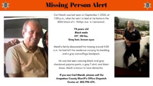 Carl Marsh Missing: 74-year-old Centennial man with dementia last seen Sept 1, 2026